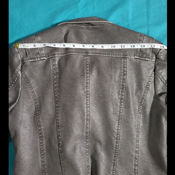 Maude Vegan Leather Moto Jacket - Picture 10 of 10